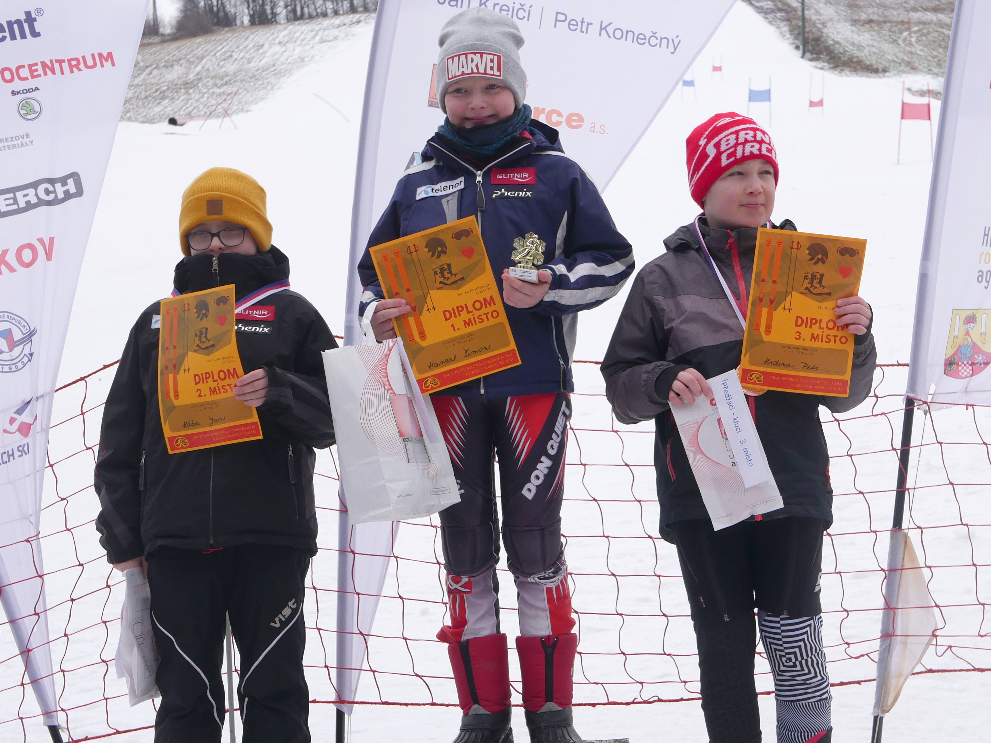 Vynikající úspěch žáků v lyžování